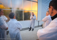 Diffuse glass was a much discussed topic during the tour.