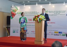 Kuno Jacobs, managing directors of Nova Exhibitions, opened the show