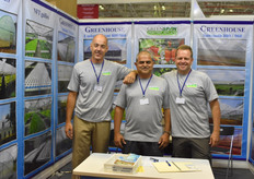 With Greenspan Agritech are Jeroen Baas, Shail Kulkarni and Wim Damsteegt