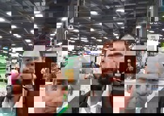 Ziv Gottesfeld, CEO with HPNow (left) with their new sales representative for North America, Cord Nunez.