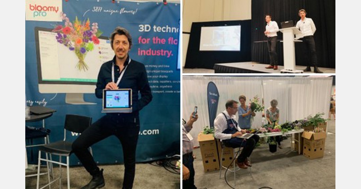US BloomyPro launches 3D virtual bouquet design platform at IFE in Miami