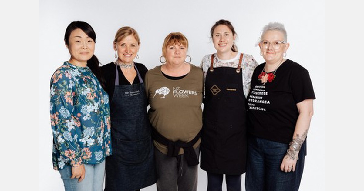 Five featured florists for NZ Flowers Week