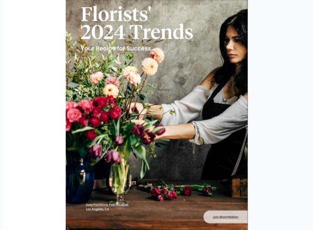 What will be the 2024 floral trends?