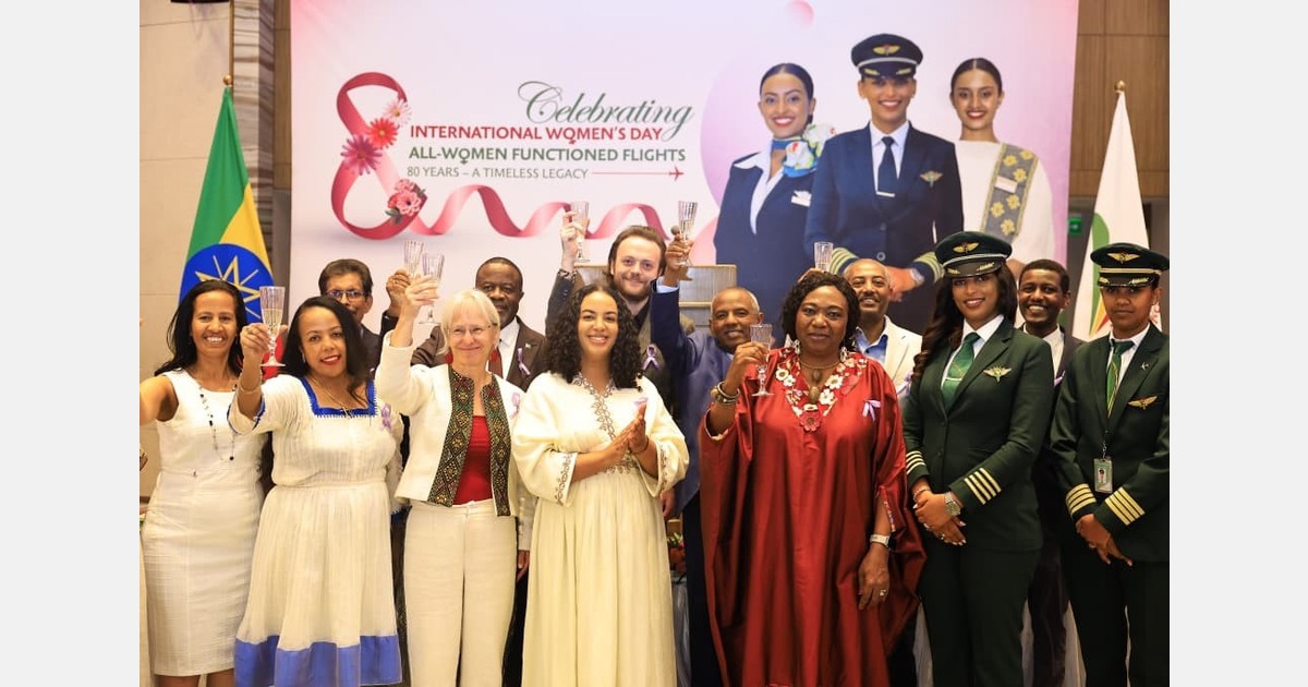 Ethiopian Airlines marks International Women&rsquo;s Day with all women functioned flights to eight destinations