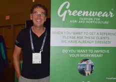 Roland van Gulik with A brand called Greenware's first time at the show is great success.