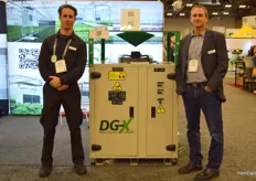Elad Spiegel and Ziv Shaked with Drygair at the Bellpark booth, since Bellpark is their dealer.
