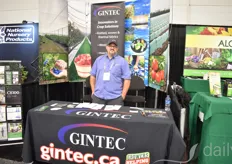 Ryan Judd of Gintec, supplying crop protection, fabrics and hardware