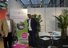 David Kaplan and Sahid Nahim of All Above Flowers and Bloom Solutions were visiting the FloralDaily booth. 