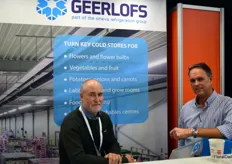 Patrick Garner with Geerlofs Refrigeration and Jos van der Venne from Veiling Rhein-Maas 