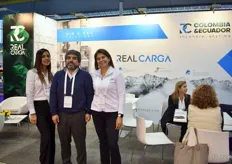 Laura Ariza, Ernesto Beanrnal and Kelly Garcia of Real Carga Colombia and Ecuador. Over the years this logistics agent has grown and for 3 years now they are also offer sea freight solutions.