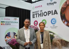 Tewodros Zewdie and Yordanos Jemal from the Ethiopian company EHPEA