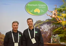 Paul Bruce and Harold van Eendenburg from the Australian company Premium Greens