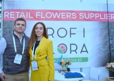 Bogdan and Olha Tustaniwskij from the company Profiflora who are already supplying to 5 countries