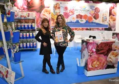 Monica Scaparro and Deborah Ghione of Nirp International promoting their Profumatissime Della Riviera dei Fiori that they grow in Italy. Currently they supply retailers in Italy, but increasingly more interest for this product is coming from other countries in Europe.