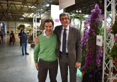 Javier Gil-Vernet of Jardinarium, a Spanish group of gardeen centers with Filippo Faccioli of Myplant & Garden.