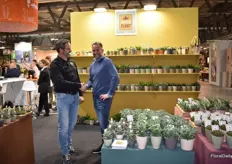 Jacco Huibers of Amigo Plant and Peter van Gijlswijk of Quattroplant, who was also visiting the show.