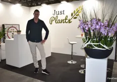 Wilfried van de Hoeven of Just Plants, a Dutch export company of flowers and plants. Italy is one of their main markets.