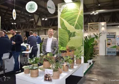 Richard Venema of Eden Collection received a lot of interest for his plants and particularly the ones with unusual leaves and cokes.