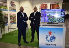 Nello Loffredo and Eden Noi of Urbinati, an Italian company, producing automation solutions for greenhouses and nurseries, from A to Z. They are present in over 100 countries with dealers.