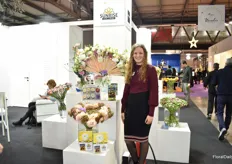 Anneke van Wijk of Sunrise Holland, at the shared both of several Dutch floral companies. 