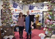 Luisella Agosto and Caroline Haakman of Barendsen. They export flowers to Italy and are specialised in the wedding and event sector.