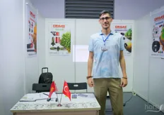 ErHas from Turkey is producing irrigation systems. It's Gökhan Yilmaz first time in Vietnam, discovering the market with big agriculture potential. 