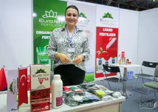 Eurofert Fertilizer from Turkey produces fertilisers. Mehlika Hosta looks after international sales. 