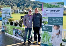 Marcel Zimmerman of VITROFLORA with Robert Bett of PLANTHAVEN  at Santa Barbara Polo Club in Carpinteria