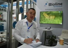 Kazbek Toleubayev with Bioline AgroScience.