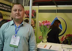 Maxim Kovalenko with Agro Max Center, bulb importer and tulp growers.