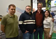 Pavel Sokolov, Sergey Korsakov with Podosinki Greenhouse, rose grower and Arjen Vlasman De Ruiter innovations and Valentyna Domkina with Svennson.