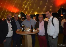 Olivier d'Eaubonne of Richel, Bruno Etavard and Jean Dyens of Meilland with Jay Dave of Irrico and Dimitris Milios of Plastika Kritis 