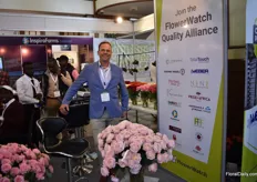 Jeroen van der Hulst of FlowerWatch. They are applying quality standards for sustainair and sea freight.