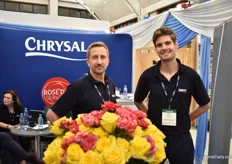 Antonio Menezes (global category manager) and Niels van doorn (general manager)of Chrysal. During the IFTEX week, they inagurated a testing facility in Kenya. See here to read more on it on Floraldaily: https://www.floraldaily.com/article/9535544/chrysal-africa-inaugurates-testing-facility/