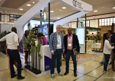 Steven van Schilfgaarde, CEO of Royal FloralHolland and Edwin Galonyo, general manager of Royal FloraHolland in Kenya.