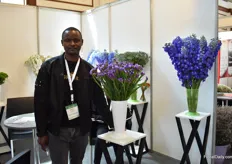 George Kagucia of Horaizo Blooms, a Kenyan grower of summer flowers based in Kinangop.