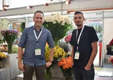 Bas ter Laare and Meindert Roozendaal of Fresh Exchange, a collective of fourteen growers and seven present at the show. Meindert is of Sosiani, an Alstroemeria grower in Eldoret, Kenya.