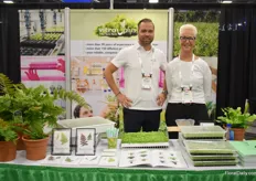 Vincent van Vuuren and Ellen Kraaijenbrink of VitroPlus, the fern firm.