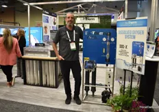 Kevin Strickland with BioTherm’s Dissolves Oxygen System DOS-X.