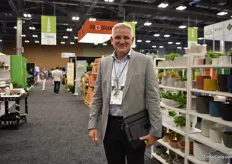 Marc Englert of Florep, a partner CaliPlant Agro in the US, was also visiting the show. The sell their substrates blends and coco coir under the name Originalius worldwide.