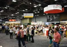 The big booth of Ball Horticultural.