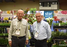 Peter Kruger and Tom O’Connrll of Star Roses and Plants, new are their Garden Gems, Sweet Starlight Hydrangeas and 2 new Knock Outs (Orange Glow and Easy Bee-Z) and their Flame Thrower (Eternal Falme in Europe), winner Chelsea in 2022.