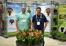 Kenny van Hoven and Joris Zeijlmaker of Heritage Greenhouse Products, importing a lot of Dutch hostas, Callas and they grow a lot of perennial plugs.