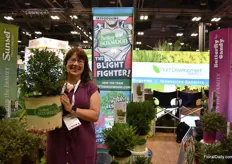Corrina Murray of Plant Development Services with Better Boxwood, “the first scientifically bred proven to be resistant to boxwood blight.”