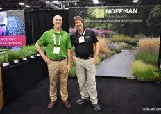 Stephen Gillie and John Hoffman of Hoffman Nursery, a grower of grasses, sledges, rushes liners.