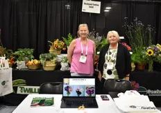 Nancy Walden and Denise Attaway if GeoSeed/Twilley Seed, they supply vegetable and flower seeds.