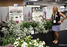 Laura Robles of Walters Gardens with the EZ Scape programme. It is a collection of different recipes of Proven Winners perennials designer to give consumers solution based landscape designs.