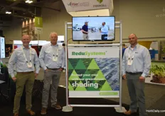 Barry Zuidgeest, Peter Heemskerk and Mike Eaton with Lumiforte. Promoting their coating spray by drones