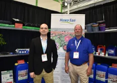 Filippos Potsios from Roam Technology, Huwa-San and Andrew Boudry representing Roam technology with Global Horticulture 