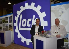 Tobias Fluhr and Thomas Hildebrand with Lock. Showcasing their new Power drive and the LSC 40 control unit. Which is a switch system that came out last year for Europe. And last the SBE Farm management System, this is their new App